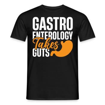 Gastroenterologie, Gastroenterologe - Männer T-Shirt - Schwarz - Vorne - AI Model Male 178 light (178cm)