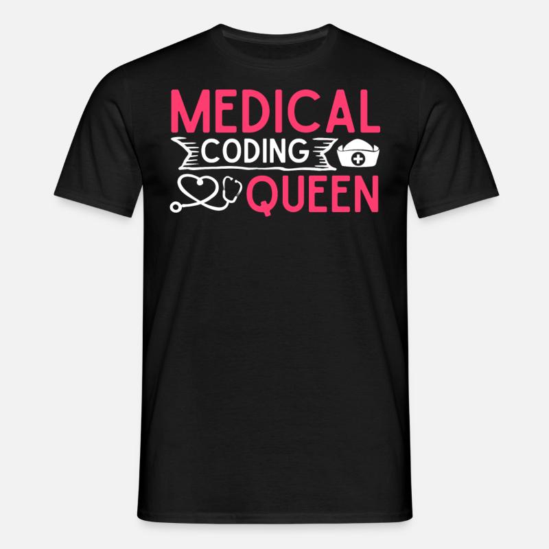 Medical Encoder Medical Programmer - Men's T-Shirt - black