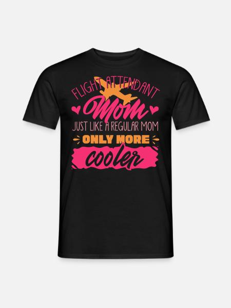 Flugbegleiter, Für Flugbegleiter, Flugbegleiter - Männer T-Shirt - Schwarz