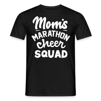 Marathon runner - Men's T-Shirt - black - Front - AI Model Male 178 light (178cm)