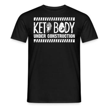 Keto-Diät, Kohlenhydratfreie Ernährung, Keto - Männer T-Shirt - Schwarz - Vorne - AI Model Male 178 light (178cm)
