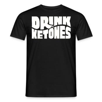 Keto-Diät, Kohlenhydratfreie Ernährung, Keto - Männer T-Shirt - Schwarz - Vorne - AI Model Male 178 light (178cm)