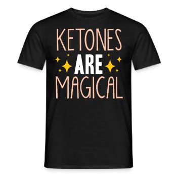 Keto-Diät, Kohlenhydratfreie Ernährung, Keto - Männer T-Shirt - Schwarz - Vorne - AI Model Male 178 light (178cm)