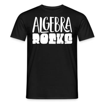 Algèbre, Analyse, Science, Mathématiques - T-shirt homme - noir - Devant - AI Model Male 178 light (178cm)