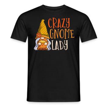 Gnome - Gnome Collecting - Gnome Collector - Men's T-Shirt - black - Front - AI Model Male 178 light (178cm)
