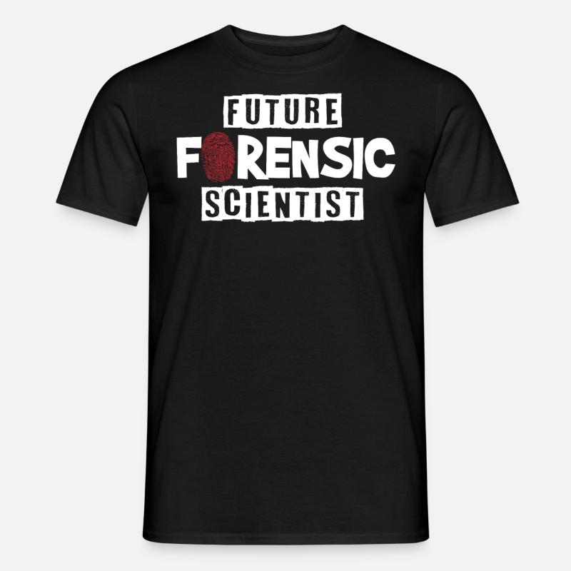 Forensiker Kostüm - Männer T-Shirt - Schwarz