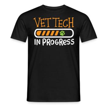 vétérinaire, vétérinaire, vétérinaire - T-shirt homme - noir - Devant - AI Model Male 178 light (178cm)