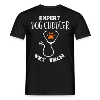 vétérinaire, vétérinaire, vétérinaire - T-shirt homme - noir - Devant - AI Model Male 178 light (178cm)