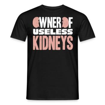 Bewusstsein Für Nierenerkrankungen, Niere - Männer T-Shirt - Schwarz - Vorne - AI Model Male 178 light (178cm)