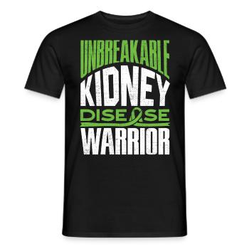 Bewusstsein Für Nierenerkrankungen, Niere - Männer T-Shirt - Schwarz - Vorne - AI Model Male 178 light (178cm)