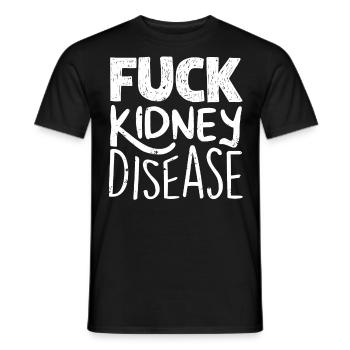 Bewusstsein Für Nierenerkrankungen, Niere - Männer T-Shirt - Schwarz - Vorne - AI Model Male 178 light (178cm)