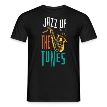 Musique jazz - Musiciens de jazz - T-shirt homme - noir - Devant - AI Model Male 178 light (178cm)