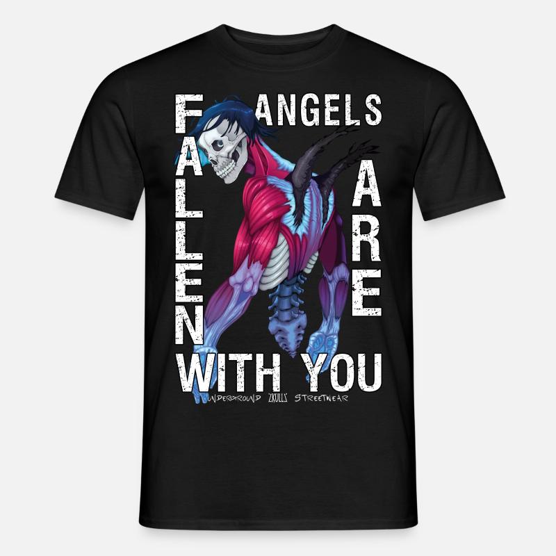Fallen Angels - Männer T-Shirt - Schwarz