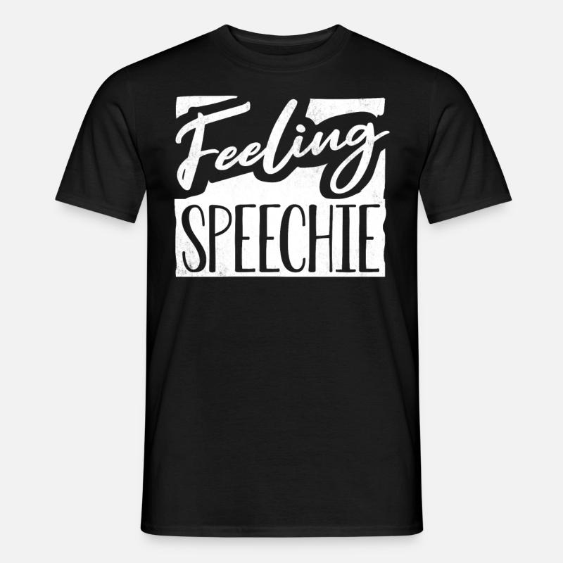 Speech-language pathology, speech-language pathologist - Men’s T-shirt - black