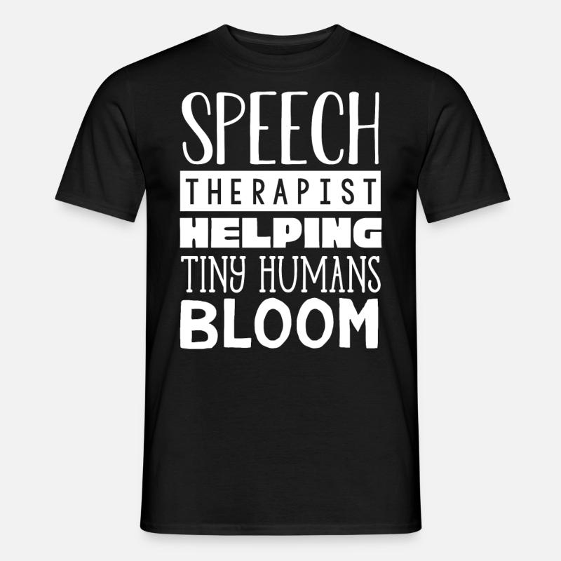 Speech-language pathology, speech-language pathologist - Men’s T-shirt - black