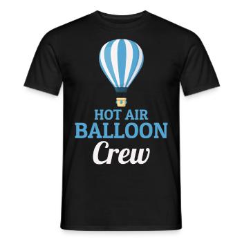 Montgolfière Montgolfière Montgolfière - T-shirt homme - noir - Devant - AI Model Male 178 light (178cm)