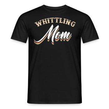Beavercraft, Whittling, Whittler, Holzhandwerk - Männer T-Shirt - Schwarz - Vorne - AI Model Male 178 light (178cm)