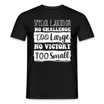 Special Needs Education, Special Education - Men's T-Shirt - black - Front - AI Model Male 178 light (178cm)