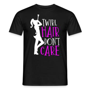 Baton Twirler, Baton Twirling, Gymnastics - Men's T-Shirt - black - Front - AI Model Male 178 light (178cm)