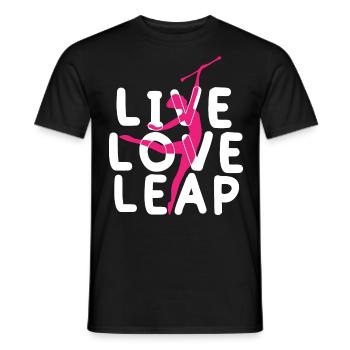 Baton Twirler, Baton Twirling, Gymnastics - Men's T-Shirt - black - Front - AI Model Male 178 light (178cm)