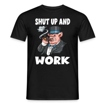 Chef Vorgesetzter Arbeiten - Männer T-Shirt - Schwarz - Vorne - AI Model Male 178 light (178cm)