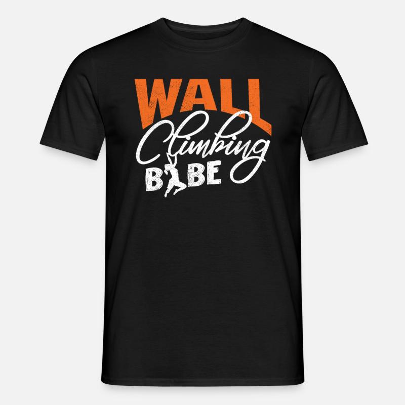 Wall climbers, wall climbers - Men's T-Shirt - black