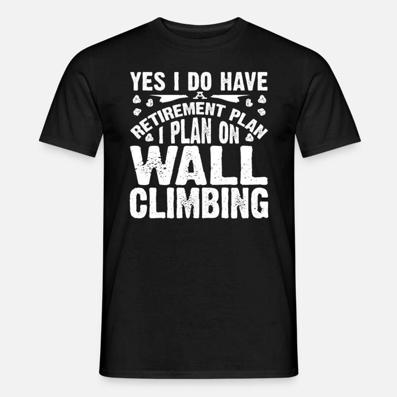 Grimpeurs muraux, grimpeurs de murs - T-shirt homme - noir