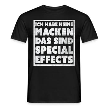Lustige Sprüche T-Shirt online bestellen ,nur hier - Männer T-Shirt - Schwarz - Vorne - AI Model Male 178 light (178cm)