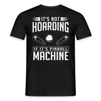 Flipper-Arcade-Spieler - Männer T-Shirt - Schwarz - Vorne - AI Model Male 178 light (178cm)