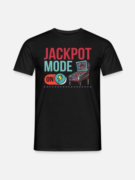 Pinball arcade player - Men's T-Shirt - black