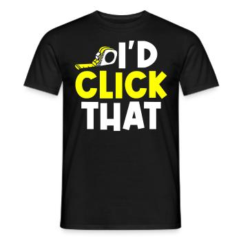 Floor layers, tilers, tilers - Men's T-Shirt - black - Front - AI Model Male 178 light (178cm)