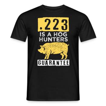Schweinejagd, Wildschweinjäger - Männer T-Shirt - Schwarz - Vorne - AI Model Male 178 light (178cm)