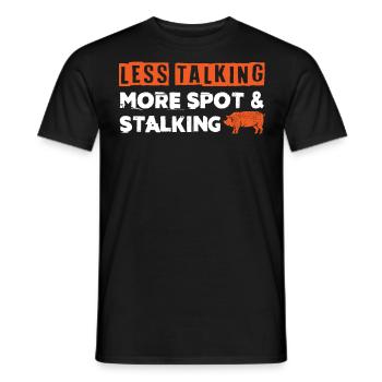 Schweinejagd, Wildschweinjäger - Männer T-Shirt - Schwarz - Vorne - AI Model Male 178 light (178cm)