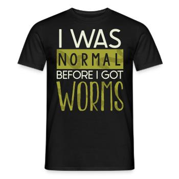 Vermiculture, lombricompost, vermifuge - T-shirt homme - noir - Devant - AI Model Male 178 light (178cm)
