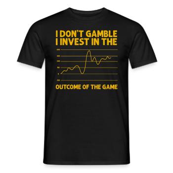 Parlays, Parlay, Sports Betting - Men's T-Shirt - black - Front - AI Model Male 178 light (178cm)