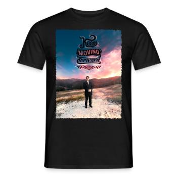 Dschochar Dudajew - Männer T-Shirt - Schwarz - Vorne - AI Model Male 178 light (178cm)