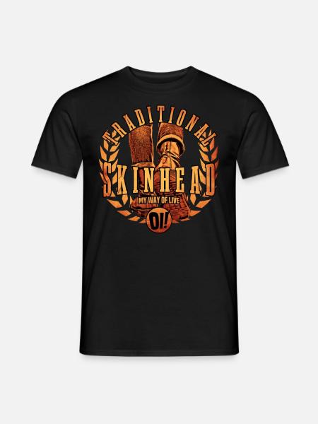 Unique Oi Skinhead - T-shirt homme - noir