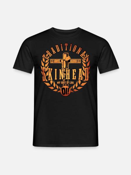 Unique Oi Skinhead - T-shirt homme - noir