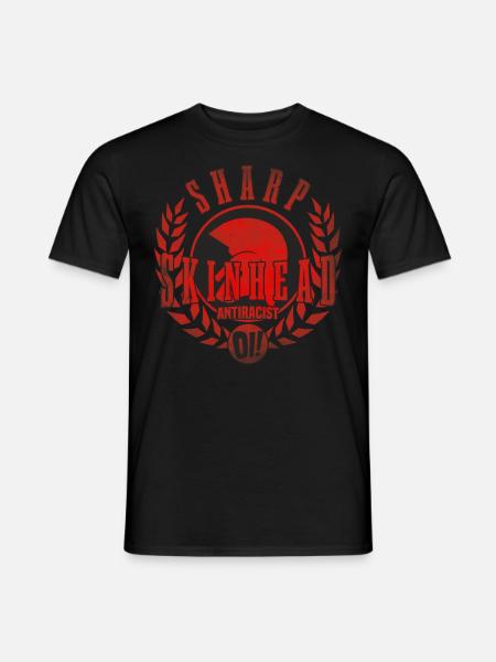 Einzigartiges Oi Skinhead - Männer T-Shirt - Schwarz