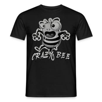 Funny outfit for bee lovers - Men's T-Shirt - black - Front - AI Model Male 178 light (178cm)