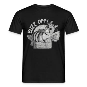Funny outfit for bee lovers - Men's T-Shirt - black - Front - AI Model Male 178 light (178cm)