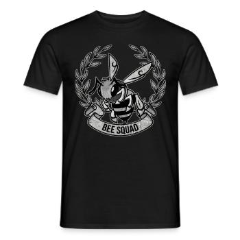 Funny outfit for bee lovers - Men's T-Shirt - black - Front - AI Model Male 178 light (178cm)