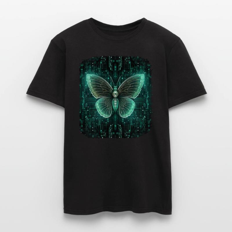 Programmierung PC Programm Code Schmetterling Männer T-Shirt