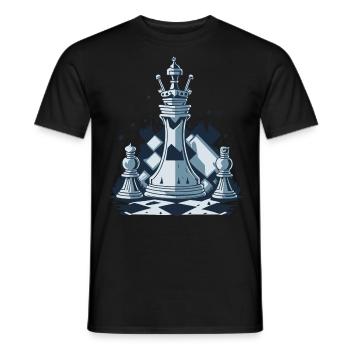 Chess - Men's T-Shirt - black - Front - AI Model Male 178 light (178cm)