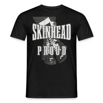 Oi Skinhead - Men's T-Shirt - black - Front - AI Model Male 178 light (178cm)