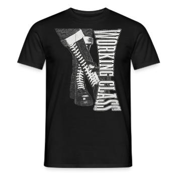 Oi Skinhead - Men's T-Shirt - black - Front - AI Model Male 178 light (178cm)
