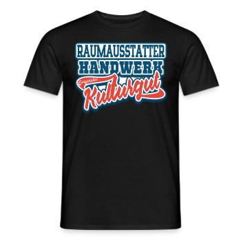 Raumausstatter Handwerker Outfit und Zubehör - Männer T-Shirt - Schwarz - Vorne - AI Model Male 178 light (178cm)