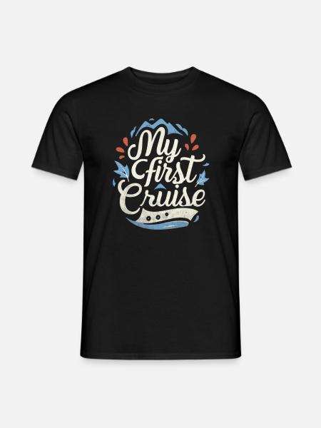 My first cruise 2024 - Men's T-Shirt - black