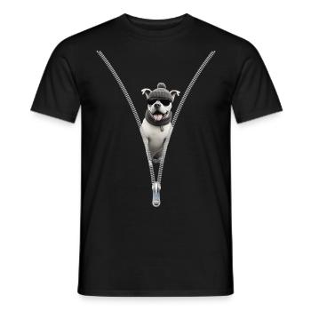 Blickfang für die Party - Männer T-Shirt - Schwarz - Vorne - AI Model Male 178 light (178cm)