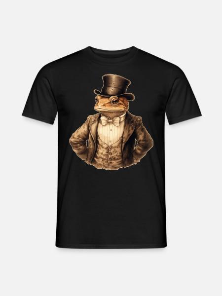 Frog Steampunk - Men's T-Shirt - black